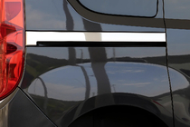 Fiat Doblo II 2010–2022 Plats moldings zem bīdāmajām durvīm (2 gab., nerūsējošais tērauds) foto 3