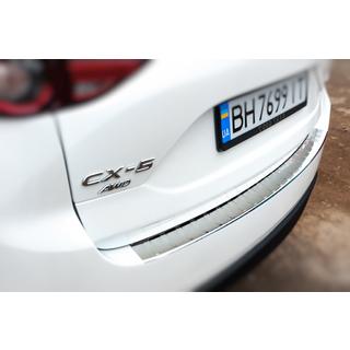 Aizmugurējā bufera uzlika Carmos (nerūsējošais tērauds) Mazda CX-5 2017–2025 foto 1