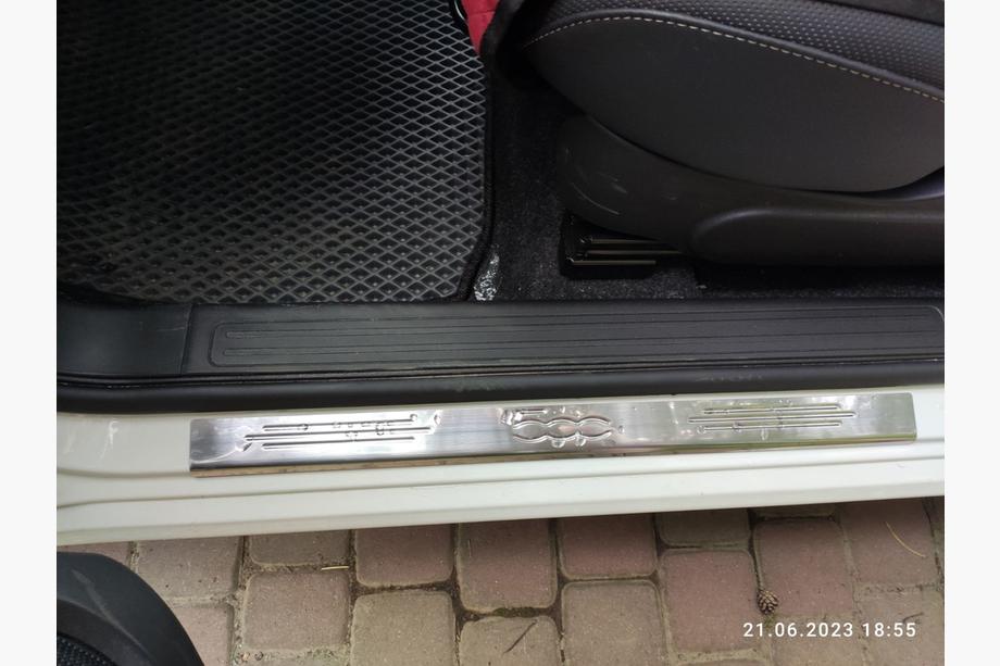 Fiat 500/500L 2013–2022 Sliekšņu uzlikas 500 (Carmos, 2 gab., nerūsējošais tērauds) Foto 3