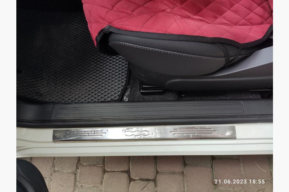 Fiat 500/500L 2013–2022 Sliekšņu uzlikas 500 (Carmos, 2 gab., nerūsējošais tērauds) Foto 1