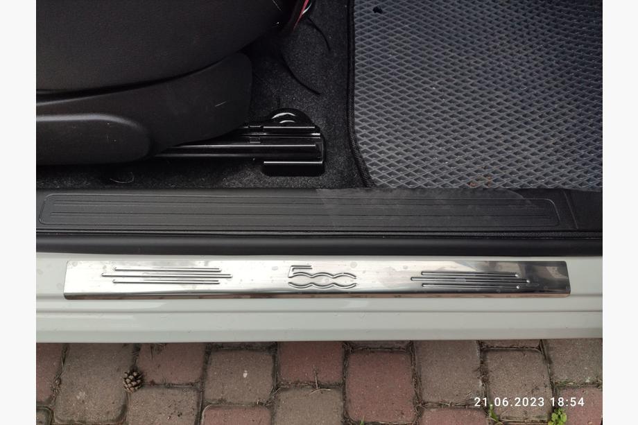 Fiat 500/500L 2013–2022 Sliekšņu uzlikas 500 (Carmos, 2 gab., nerūsējošais tērauds) Foto 4