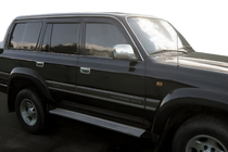 Toyota Land Cruiser 80 1990–1997 Logu vēja deflektori (4 gab., HIC) foto 1