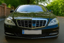 Mercedes S-сlass W221 2005–2013 GT Panamericana radiatora reste (2009-2013) foto 2