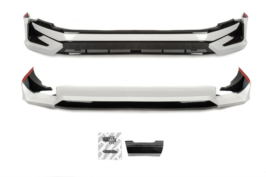 Toyota Land Cruiser Prado 150 2009–2023 Priekšējā un aizmugurējā bampera uzlikas 2023-Designs (2017-) Melna krāsa Image