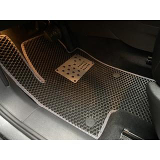 Poliuretāna auto paklājiņi (3 rindas, EVA, melni) foto 3