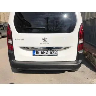 Nerūsējošā tērauda līste virs numura zīmes foto 3