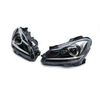 LED priekšējie lukturi (2011-2015, 2 gab.) Mercedes C klase W204 2007–2015 foto 1