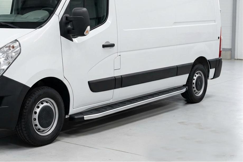 Nissan NV400 2010–2024 Sānu pakāpieni Fullmond (2 gab., alumīnijs) Garā riteņu bāze Image
