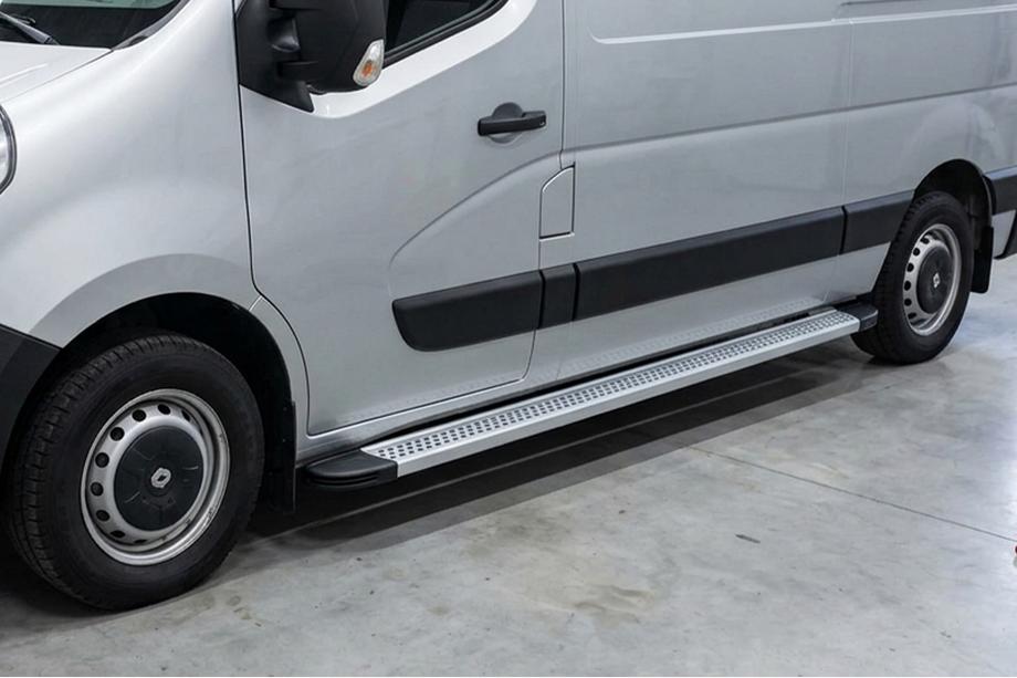 Opel Movano 2010–2021 Sānu sliekšņi Maya V2 (2 gab., alumīnijs) Garā riteņu bāze Image