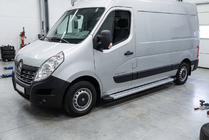 Renault Master 2011–2023 Sānu sliekšņi Maya V2 (2 gab., alumīnijs) foto 1