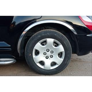 Riteņu arku uzlikas (4 gab., nerūsējošais tērauds) Chrysler PT Cruiser 2000–2010 foto 3