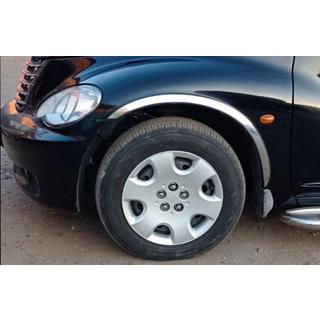 Riteņu arku uzlikas (4 gab., nerūsējošais tērauds) Chrysler PT Cruiser 2000–2010 foto 2