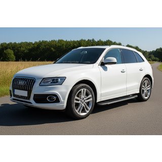 Sānu sliekšņi Bosphorus Grey (2 gab., alumīnijs) Audi Q5 2008–2017 foto 1