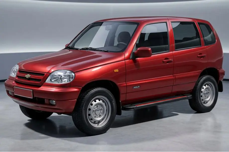 Chevrolet Niva 1998–2020 Sānu pakāpieni Maya Red (2 gab., alumīnijs) Image