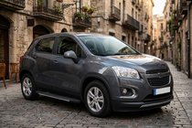 Chevrolet Trax 2012–2023 Sānu sliekšņi Bosphorus Grey (2 gab., alumīnijs) foto 1