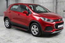 Chevrolet Trax 2012–2023 Sānu pakāpieni Maya Red (2 gab., alumīnijs) foto 1