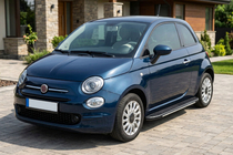 Fiat 500/500L 2013–2022 Sānu sliekšņi Bosphorus Grey (2 gab., alumīnijs) foto 1