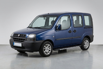 Fiat Doblo I 2001–2005 Sānu sliekšņi Bosphorus Grey (2 gab., alumīnijs) foto 1