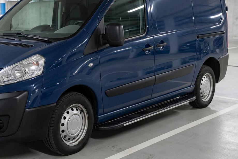 Fiat Scudo 2007–2015 Sānu pakāpieni Bosphorus Grey (2 gab., alumīnijs) Image