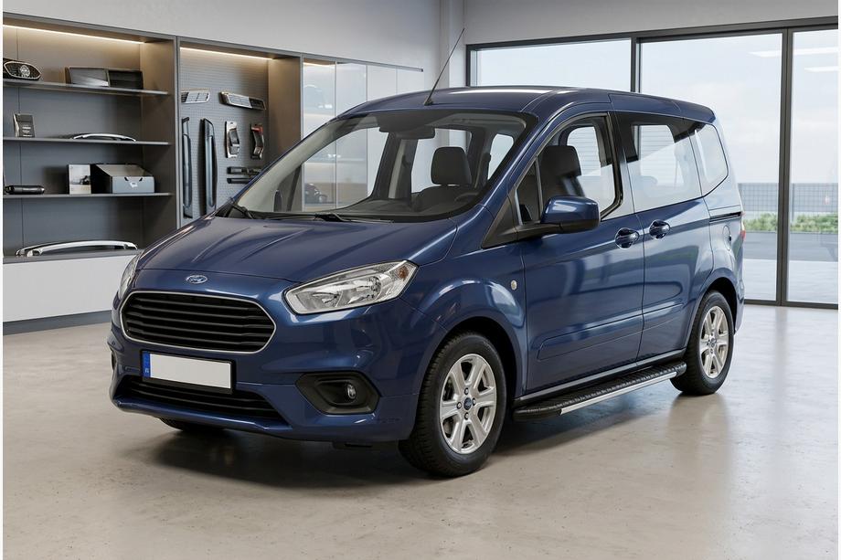 Ford Courier 2014–2023 Sānu sliekšņi Bosphorus Grey (2 gab., alumīnijs) Image
