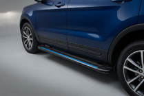 Ford Explorer 2011–2019 Sānu sliekšņi Maya Blue (2 gab., alumīnijs) foto 1