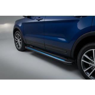 Sānu sliekšņi Maya Blue (2 gab., alumīnijs) foto 1