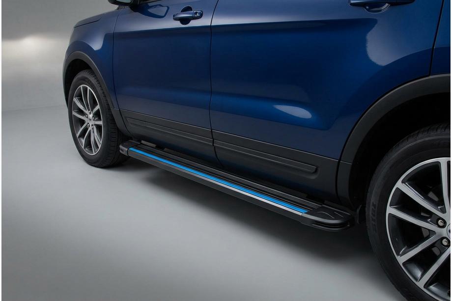 Ford Explorer 2011–2019 Sānu sliekšņi Maya Blue (2 gab., alumīnijs) Image