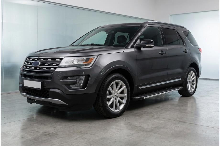Ford Explorer 2011–2019 Sānu sliekšņi Bosphorus Grey (2 gab., alumīnijs) Image
