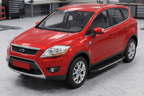 Ford Kuga 2008–2013 Sānu sliekšņi Bosphorus Grey (2 gab., alumīnijs) foto 1