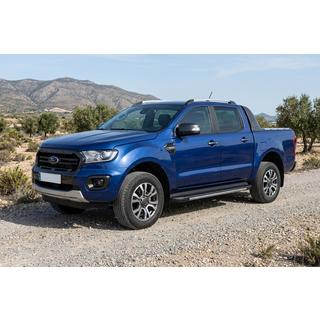 Sānu sliekšņi Bosphorus Grey (2 gab., alumīnijs) Ford Ranger 2011–2022 foto 1