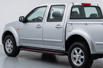 GreatWall Wingle 5 2006– Sānu pakāpieni Maya Red (2 gab., alumīnijs) foto 1