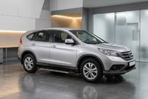 Honda CRV 2012–2016 Sānu sliekšņi Bosphorus Grey (2 gab., alumīnijs) foto 1