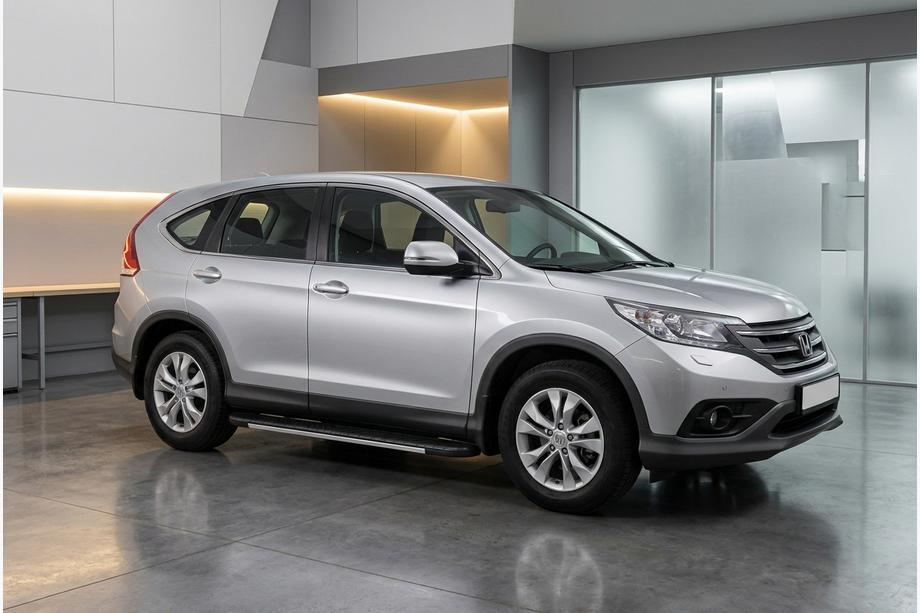 Honda CRV 2012–2016 Sānu sliekšņi Bosphorus Grey (2 gab., alumīnijs) Image