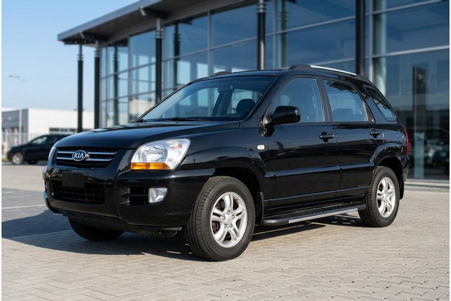 Kia Sportage 2004–2010 Sānu sliekšņi Bosphorus Grey (2 gab., alumīnijs) Foto 1
