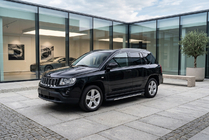 Jeep Compass 2006–2016 Sānu sliekšņi Bosphorus Grey (2 gab., alumīnijs) foto 1