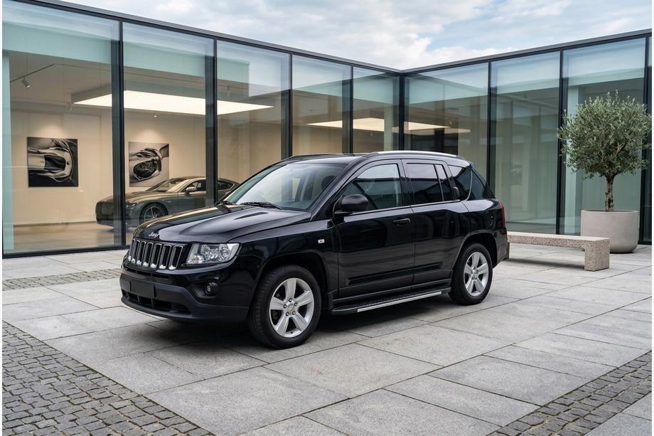 Jeep Compass 2006–2016 Sānu sliekšņi Bosphorus Grey (2 gab., alumīnijs) Image