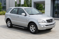 Kia Sorento I BL 2002–2009 Sānu sliekšņi Bosphorus Grey (2 gab., alumīnijs) foto 1