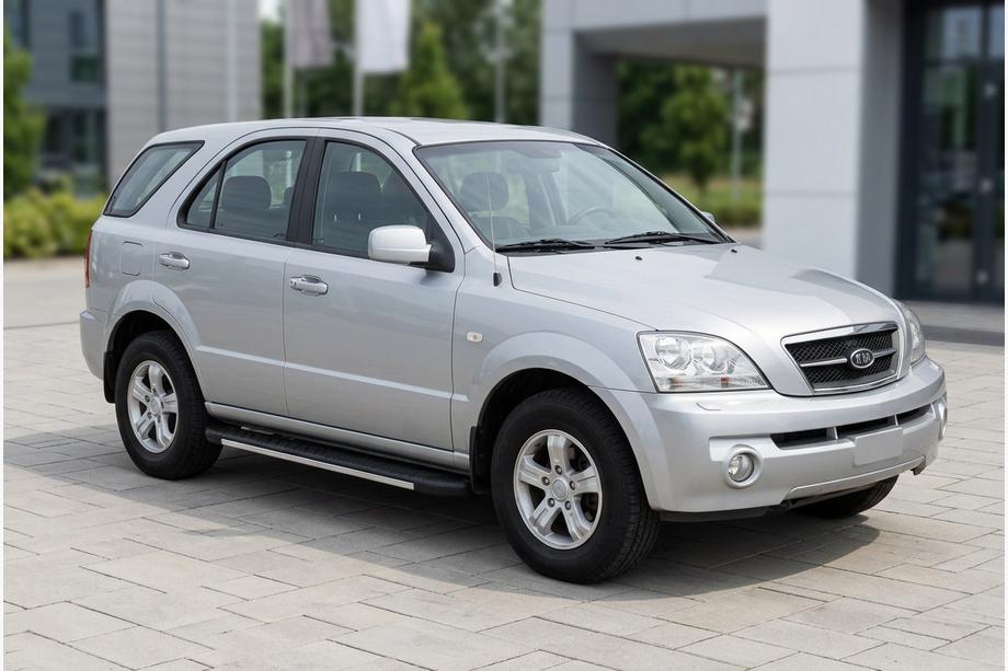 Kia Sorento I BL 2002–2009 Sānu sliekšņi Bosphorus Grey (2 gab., alumīnijs) Image