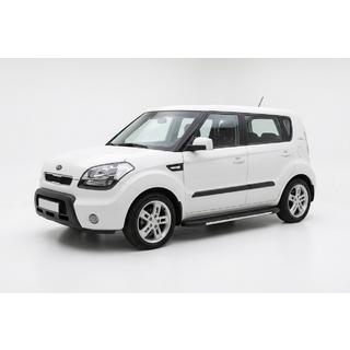 Sānu sliekšņi Bosphorus Grey (2 gab., alumīnijs) Kia Soul I 2008–2013 foto 1