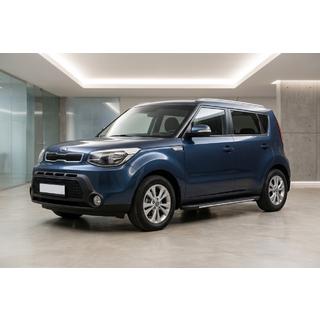 Sānu sliekšņi Bosphorus Grey (2 gab., alumīnijs) Kia Soul II 2013–2018 foto 1