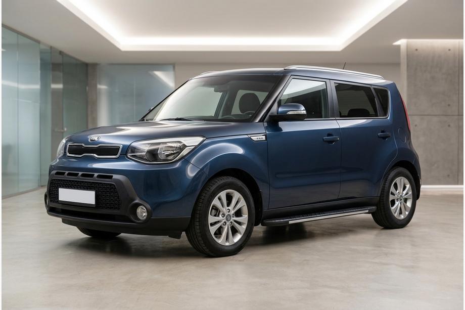 Kia Soul II 2013–2018 Sānu sliekšņi Bosphorus Grey (2 gab., alumīnijs) Image