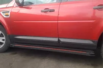 Land Rover Freelander II 2006–2014 Sānu pakāpieni Maya Red (2 gab., alumīnijs) foto 4