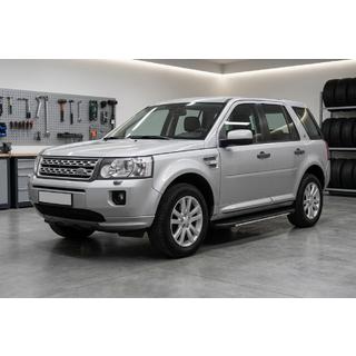 Sānu sliekšņi Bosphorus Grey (2 gab., alumīnijs) Land Rover Freelander II 2006–2014 foto 1