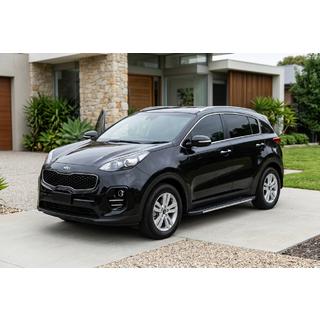 Sānu sliekšņi Bosphorus Grey (2 gab., alumīnijs) Kia Sportage 2015–2021 foto 1