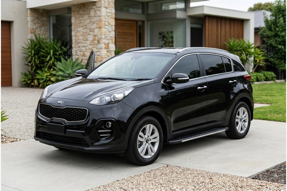 Kia Sportage 2015–2021 Sānu sliekšņi Bosphorus Grey (2 gab., alumīnijs) Image