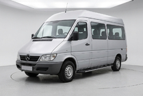 Mercedes Sprinter W901/902/903/904/905 1995–2006 Sānu sliekšņi Bosphorus Grey (2 gab., alumīnijs) foto 1