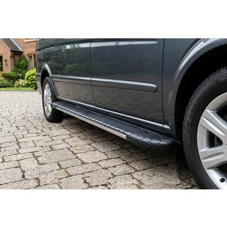 Sānu sliekšņi Bosphorus Grey (2 gab., alumīnijs) Mercedes Vito W639 2004–2014 foto 1