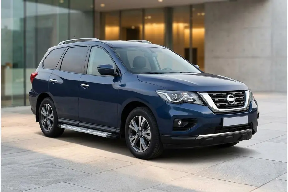 Nissan Pathfinder R52 2012–2021 Sānu sliekšņi Maya V2 (2 gab., alumīnijs) Image