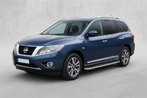 Nissan Pathfinder R52 2012–2021 Sānu pakāpieni Maydos V1 (2 gab., alumīnijs) foto 1