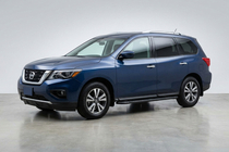 Nissan Pathfinder R52 2012–2021 Sānu pakāpieni Bosphorus Black (2 gab., alumīnijs) foto 1
